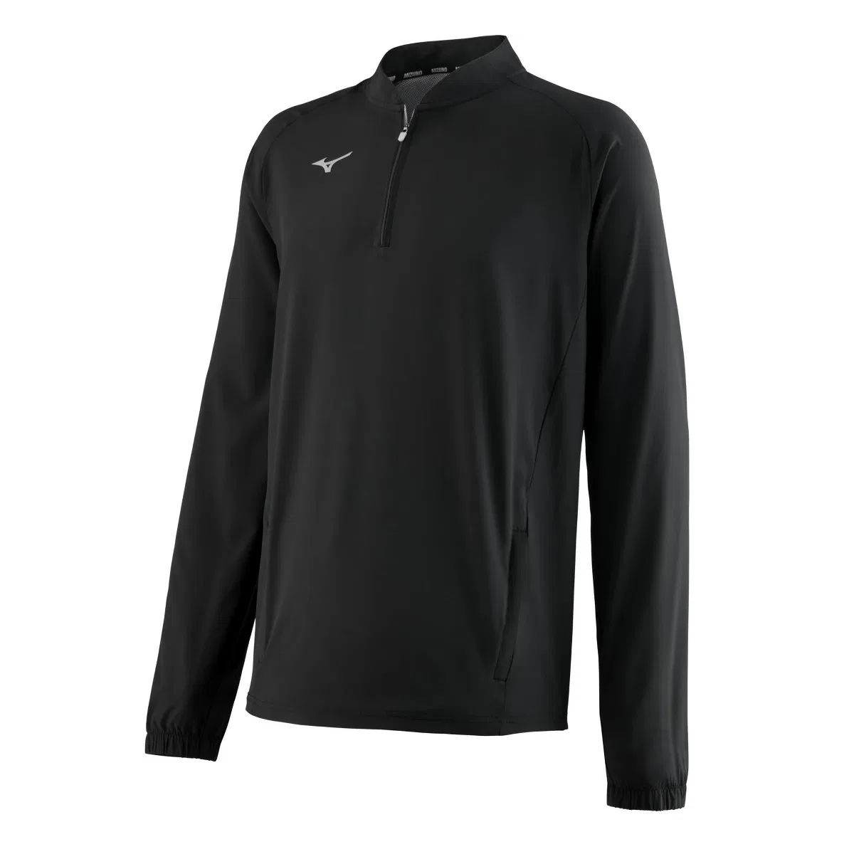 Детское худи для мальчиков с длинным рукавом Mizuno, Black