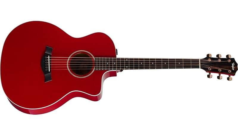 

Акустическая электрогитара Taylor 214ce-RED DLX с футляром