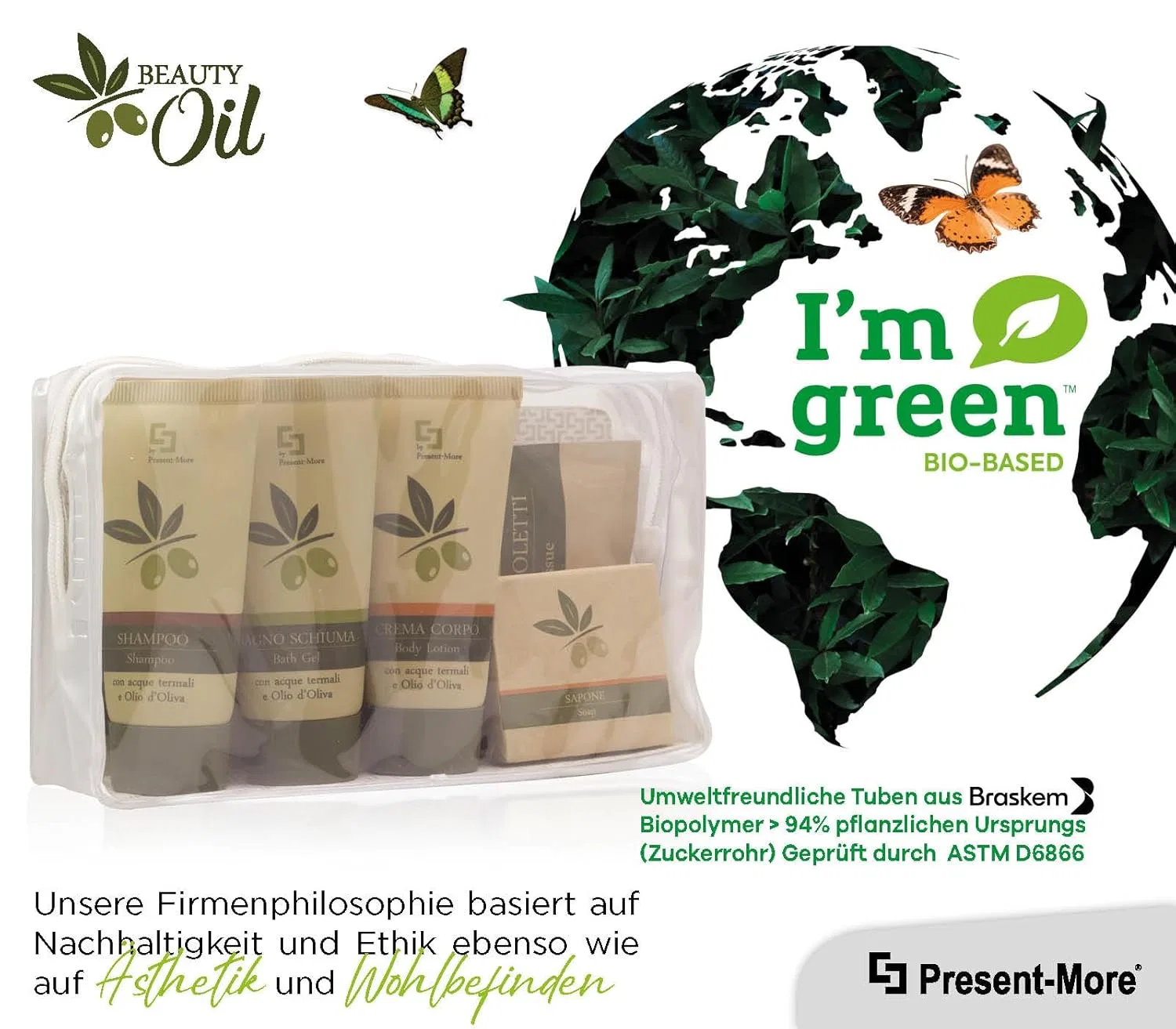 Набор косметики Beauty Oil Welcome Kit, PRESENT-MORE, на 24 гостя, Tahitian — фото 3