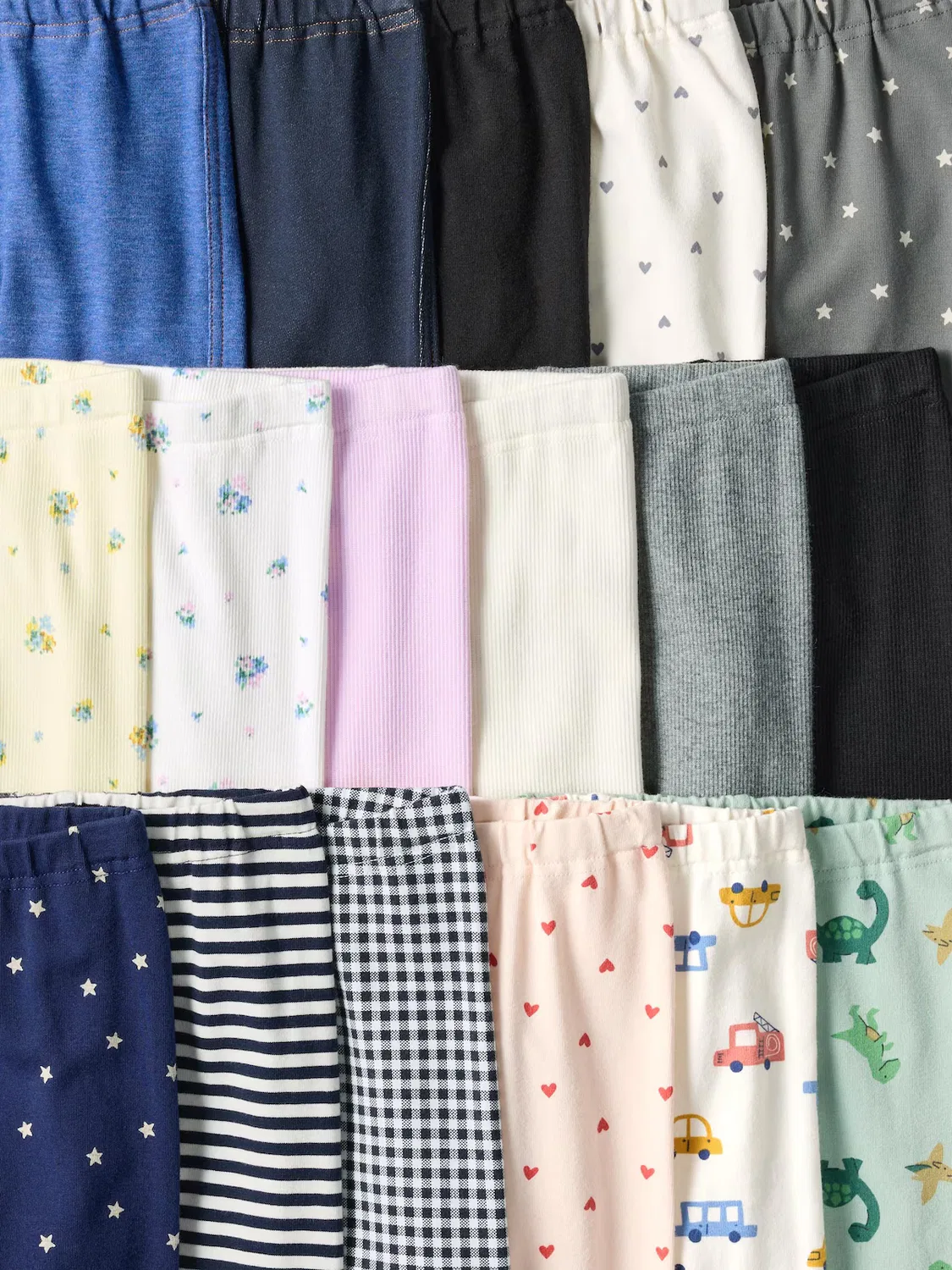 Леггинсы Uniqlo, полная длина, свободный крой, кремовый — фото 2