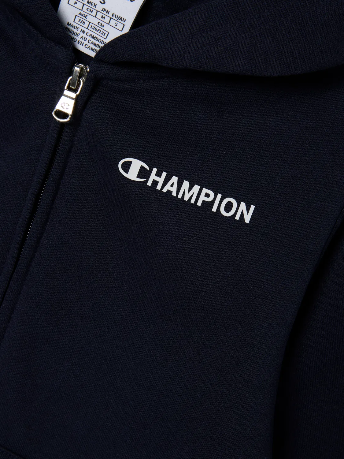 Детская тренировочная куртка Champion, черный — фото 3
