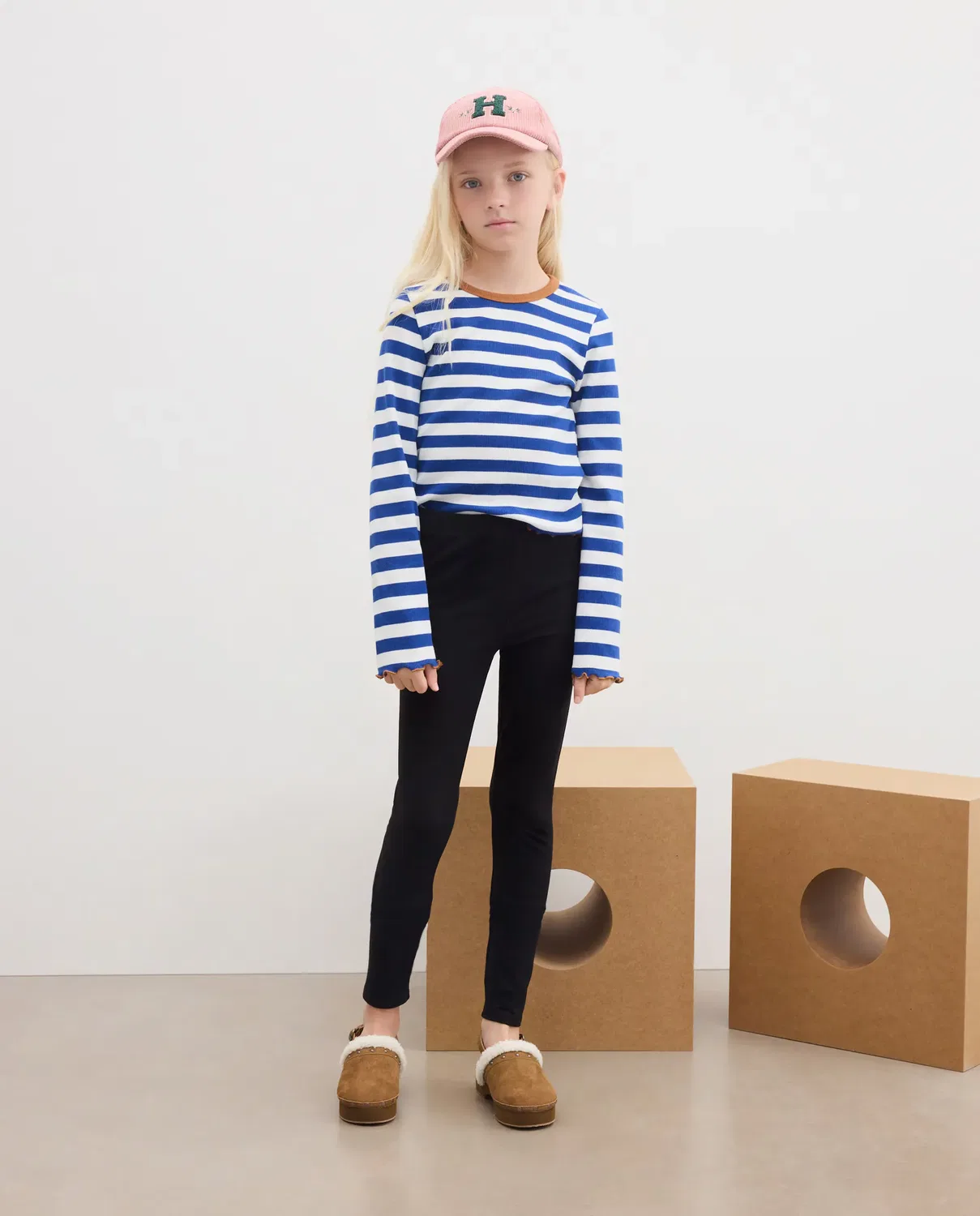 Детские леггинсы для девочек хлопковые Kids El Corte Inglés, Negro