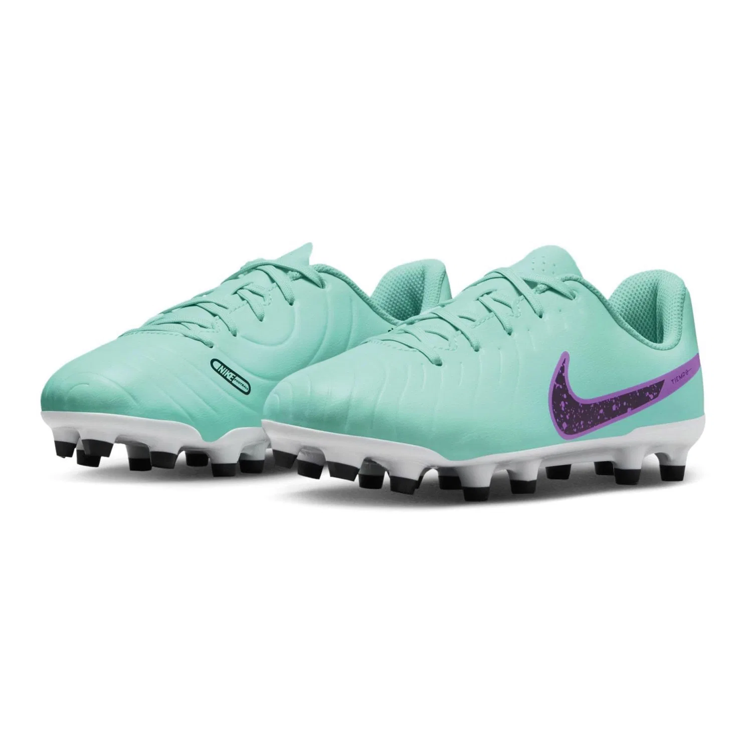 Детские бутсы для мальчиков с твердым покрытием Jr Legend 10 Club Fg/Mg NIKE, Hyper Turq Black Fuchsia Dream