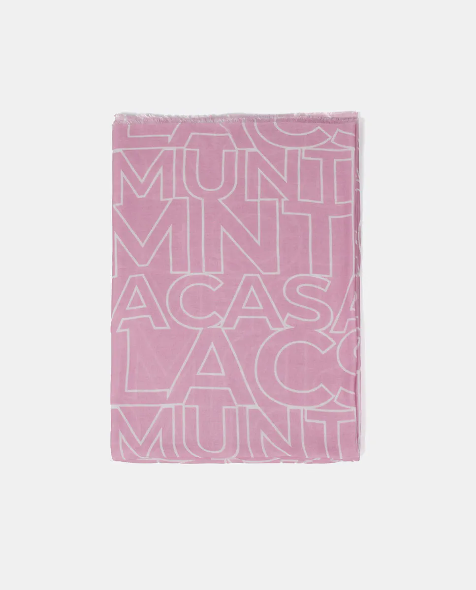 

ШАРФ С МОНОГРАММОЙ Lola Casademunt, цвет Rosa