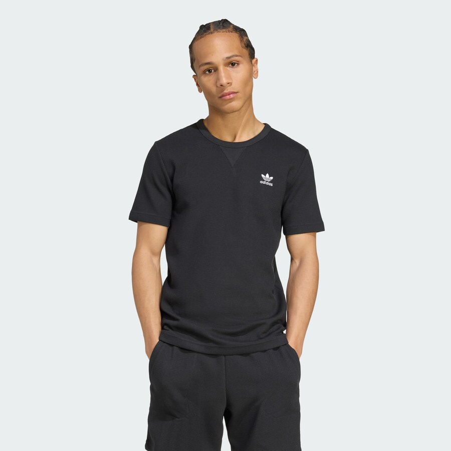 Рубашка ADIDAS ORIGINALS Trefoil Essentials, черный — фото 2