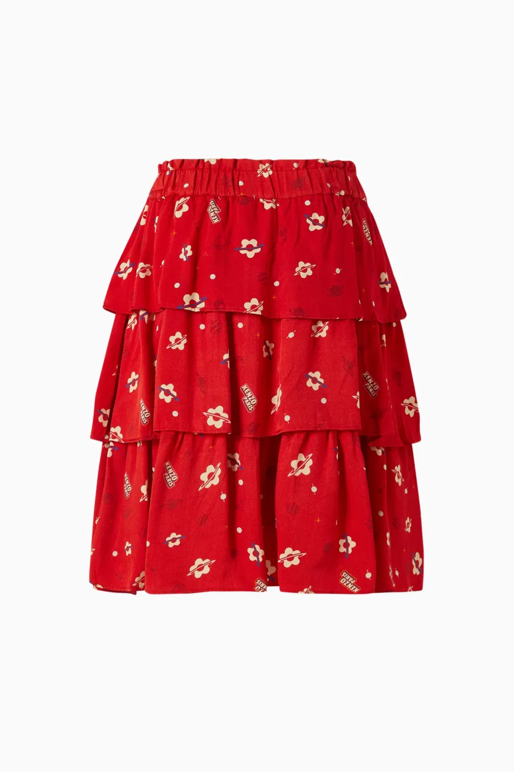 Юбка миди с принтом Boke Flower KENZO KIDS — фото 3