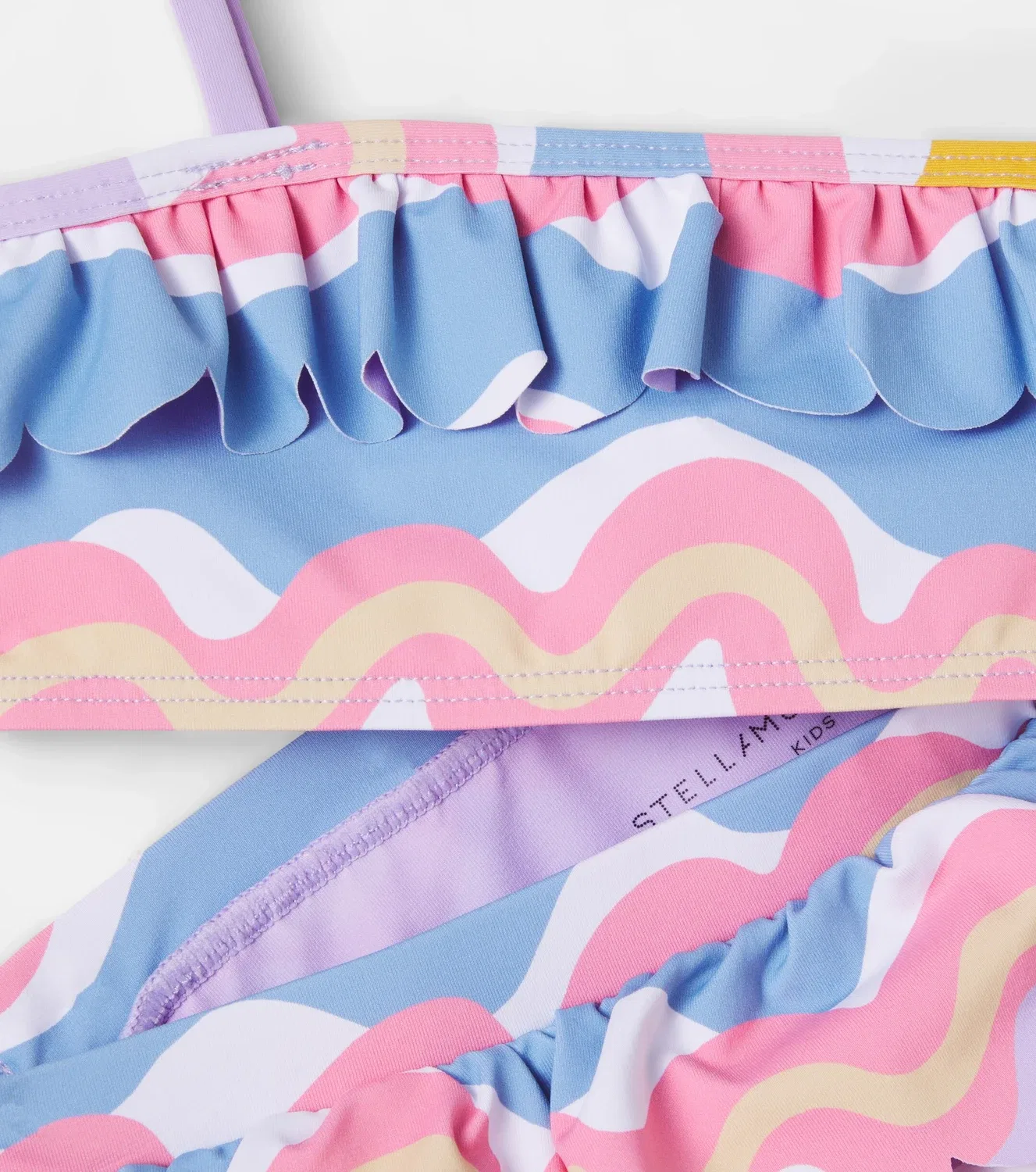 Комплект бикини с принтом Wiggle Stella Mccartney Kids, мультиколор — фото 4