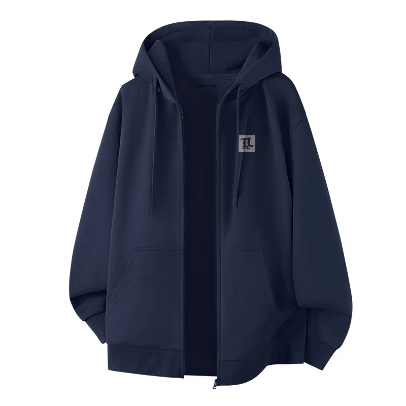 Детский худи-кардиган с капюшоном Tonlion, Цвет: Heather Navy