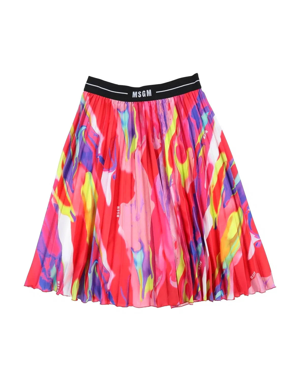 Детская юбка для девочек плиссированная Msgm, фуксия