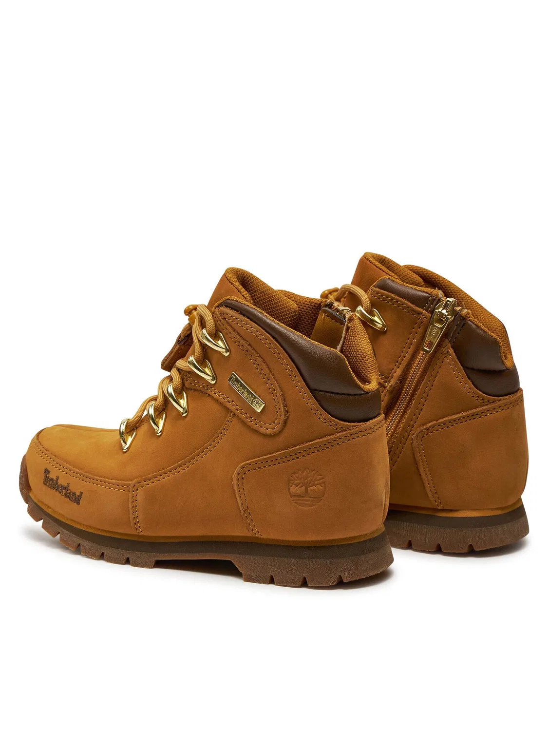 Ботильоны на шнуровке для мальчика Euro Rock Timberland, коричневый — фото 3