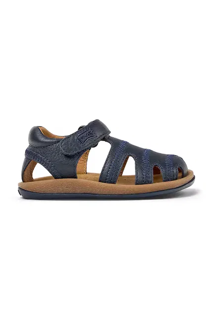 Сандалии детские Camper Bicho кожаные синие