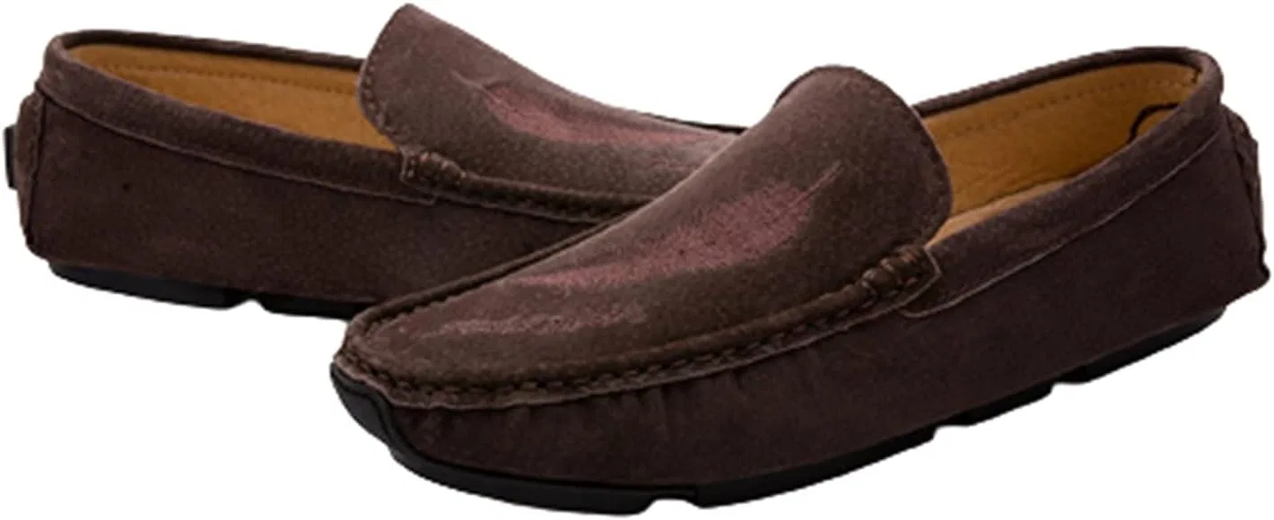 Лоферы мужские из натуральной кожи, Loafers, коричневый