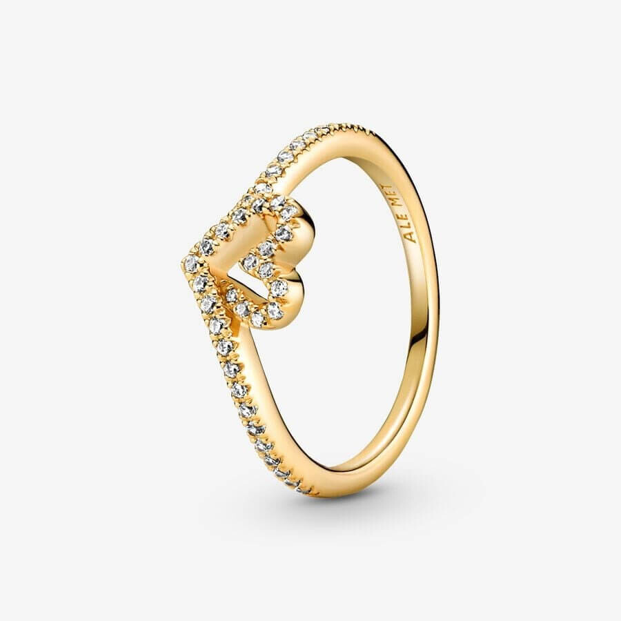 

Кольцо Pandora Timeless Wish Sparkling Heart, золото