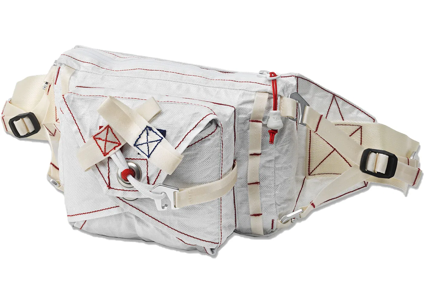 Мужское водоотталкивающее пончо Nike x Tom Sachs Exploding Poncho, белый — фото 3