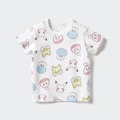 

Футболка детская Uniqlo Pokemon, белый