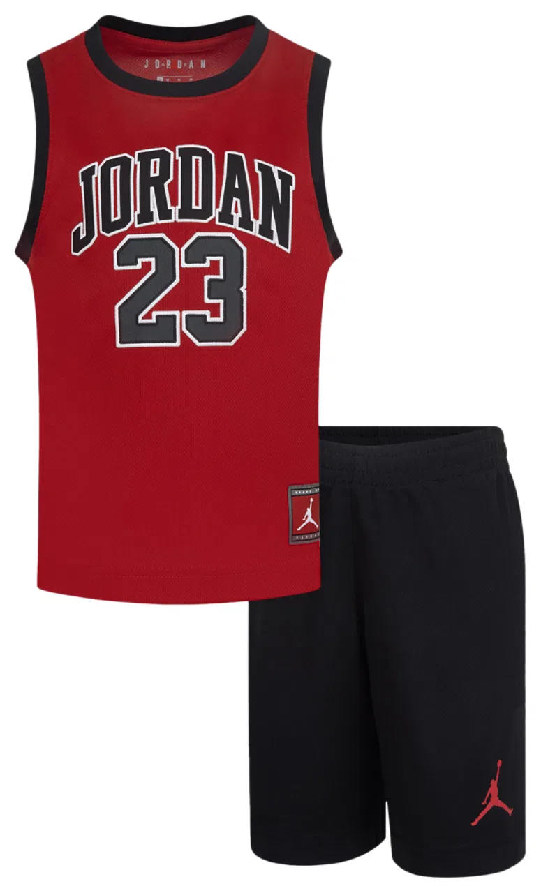 Игровой комплект для мальчиков 23 Jersey Jordan, красный/черный