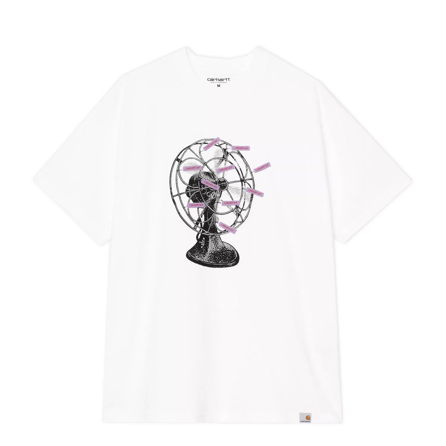 Детская футболка с принтом Fan T Shirt Carhartt WIP, White