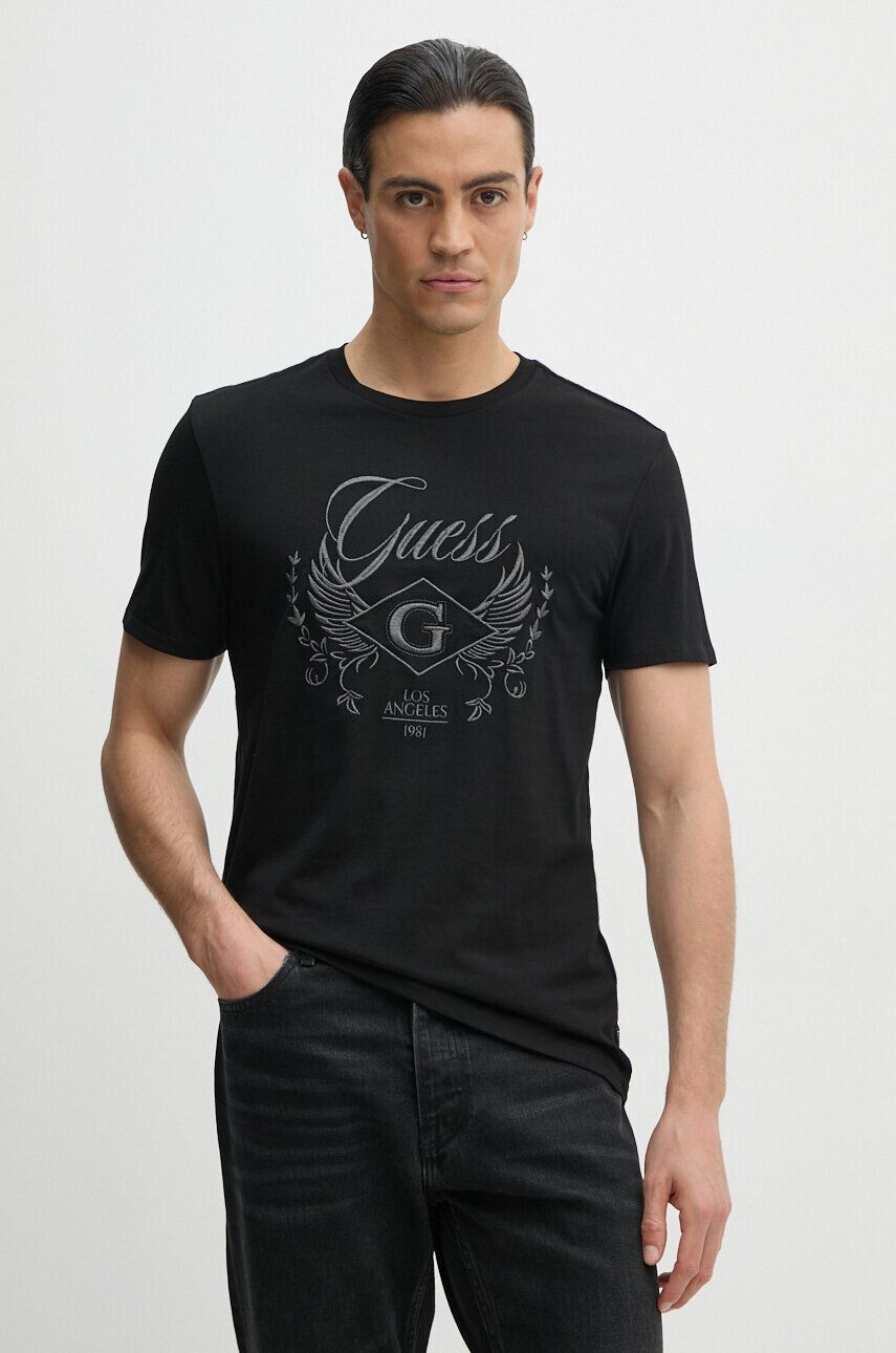 

Футболка Guess из хлопка, черный