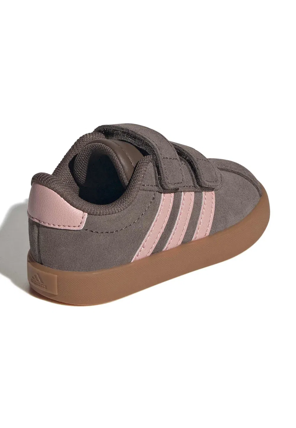 Vl court 3.0 cf i - тренировочные кроссовки Adidas Performance, Earth Strata/Semi Frozen Turbo/Amber Gum — фото 4
