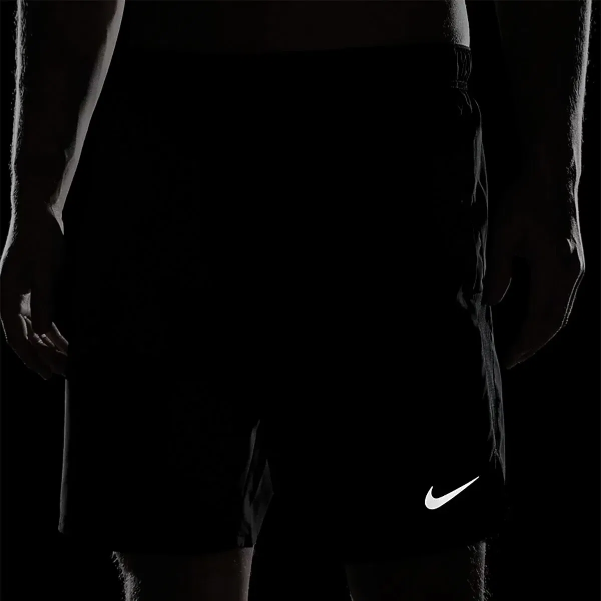 Мужские шорты с зауженным кроем Nike, Black Black Black Reflective Silv — фото 3