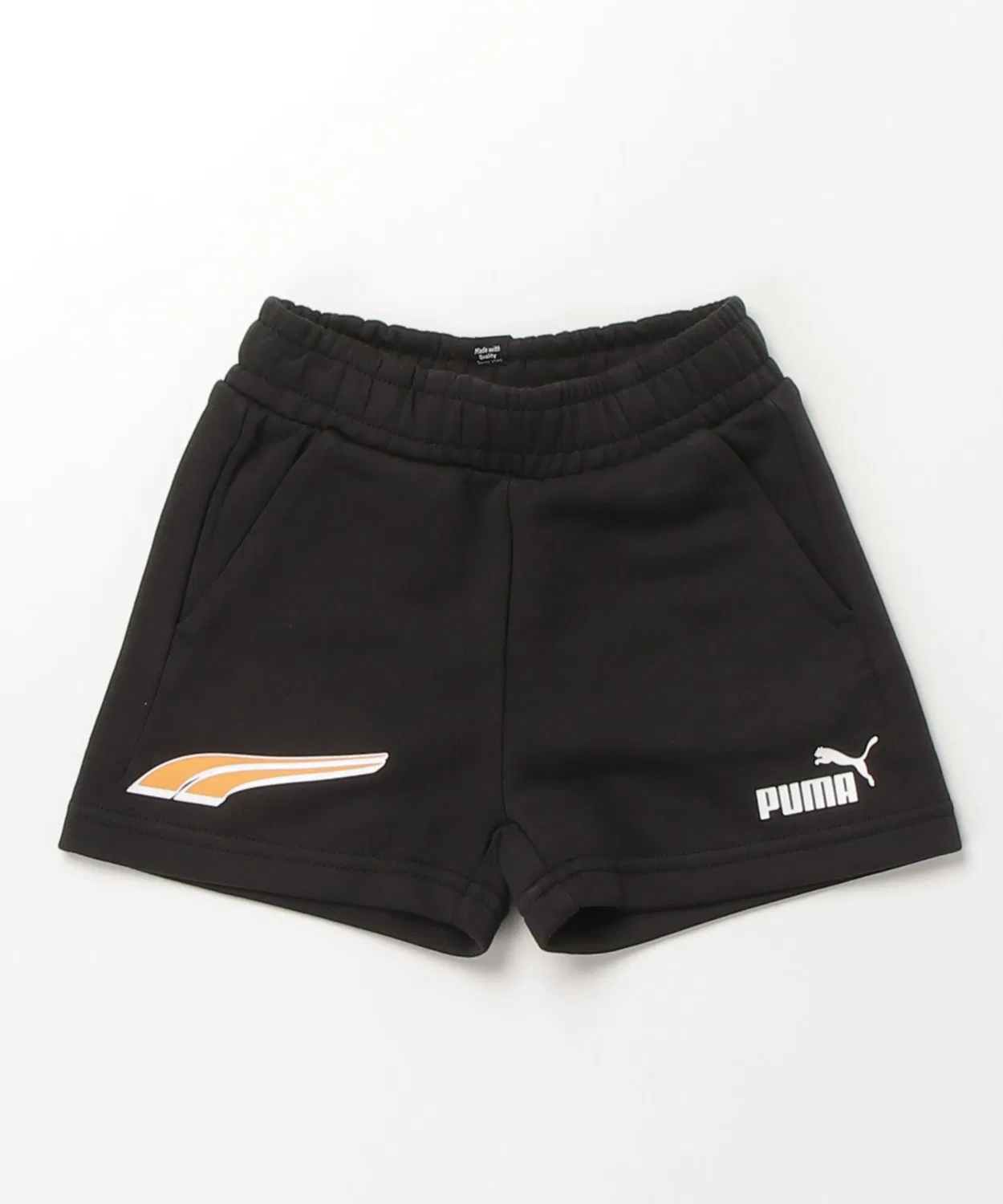 Детские шорты из футера с принтом PUMA ESS+ MID 90s, Black