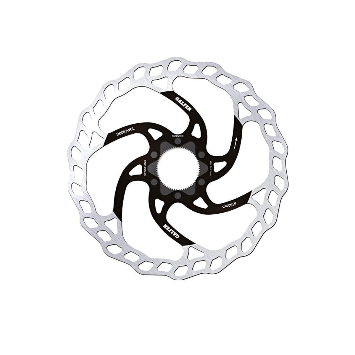 

Фиксированный тормозной диск MTB Centerlock Wave GALFER BIKE, серебро