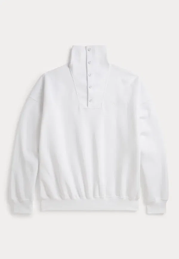 Джемпер флисовый Wimbledon Polo Ralph Lauren, White, белый