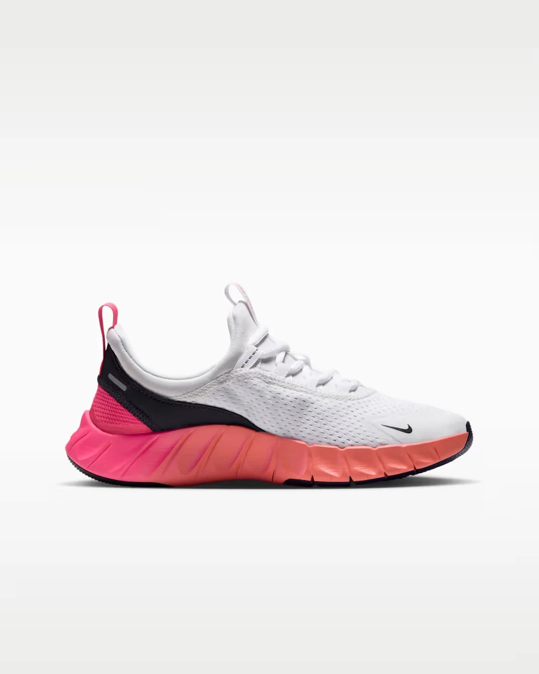 Кроссовки подростковые Nike Free Ride, белый/розовый — фото 2