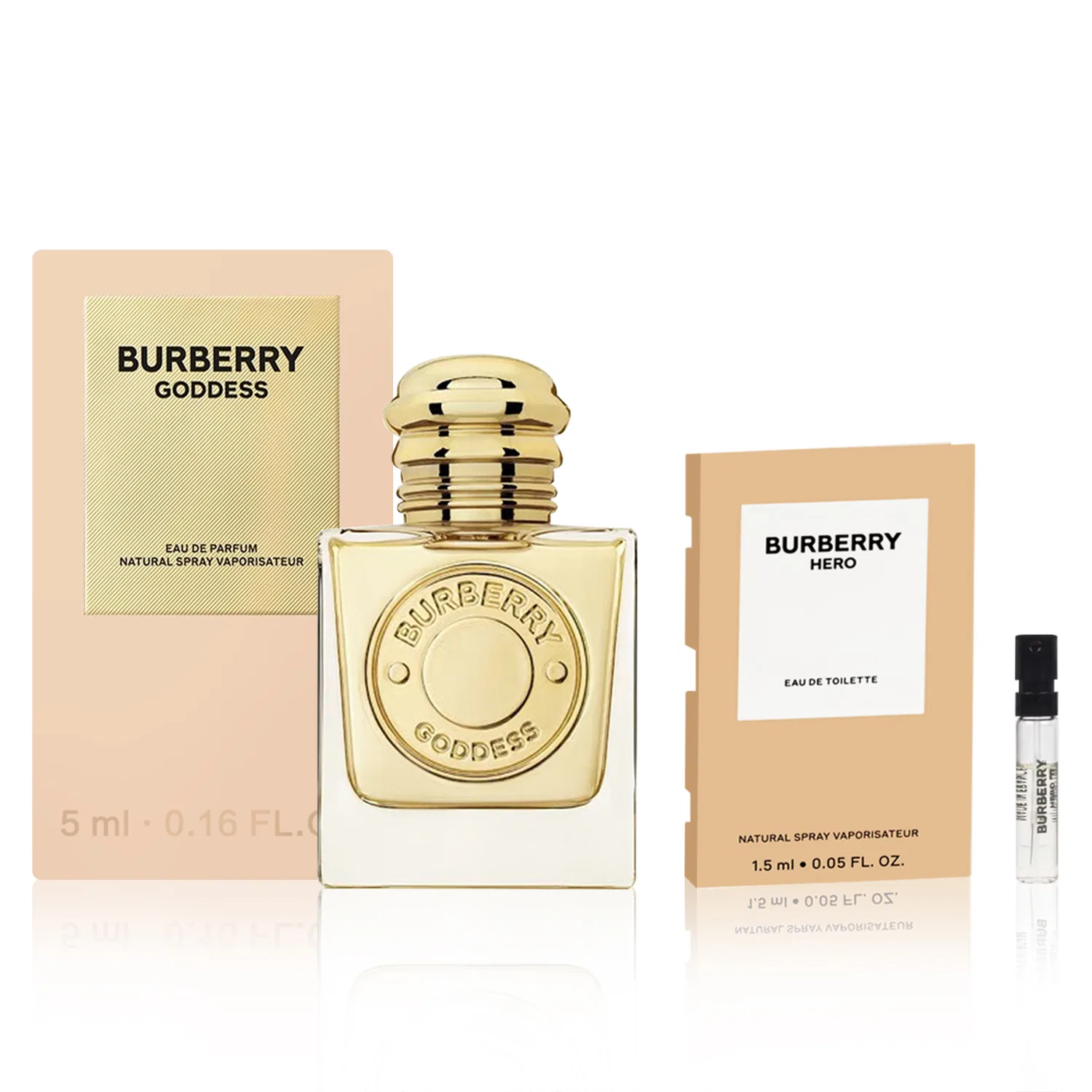 Женский набор пробников ароматов Goddess и Hero, Burberry