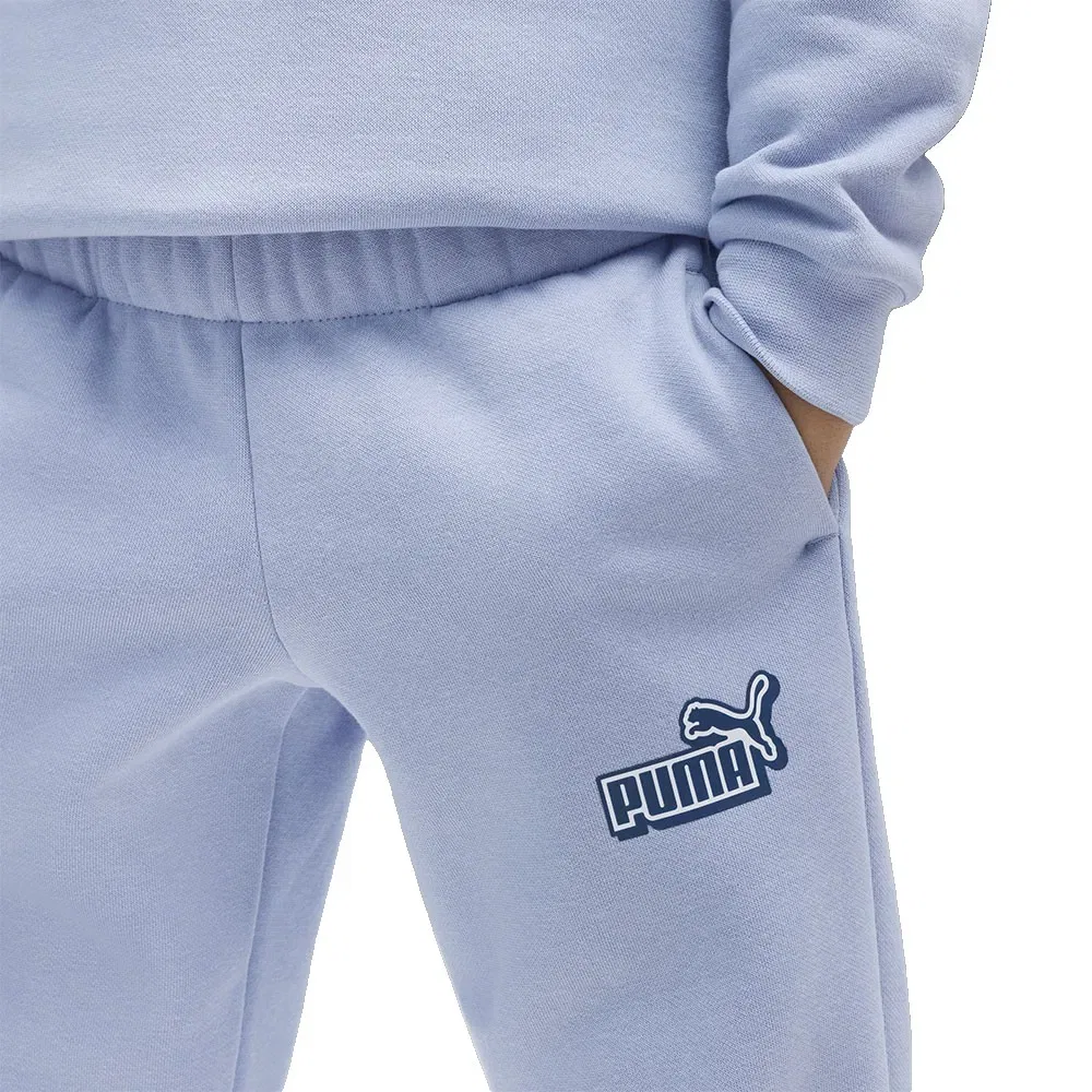 Детский спортивный костюм с принтом Essential Logo Lab PS Puma, Blue — фото 4
