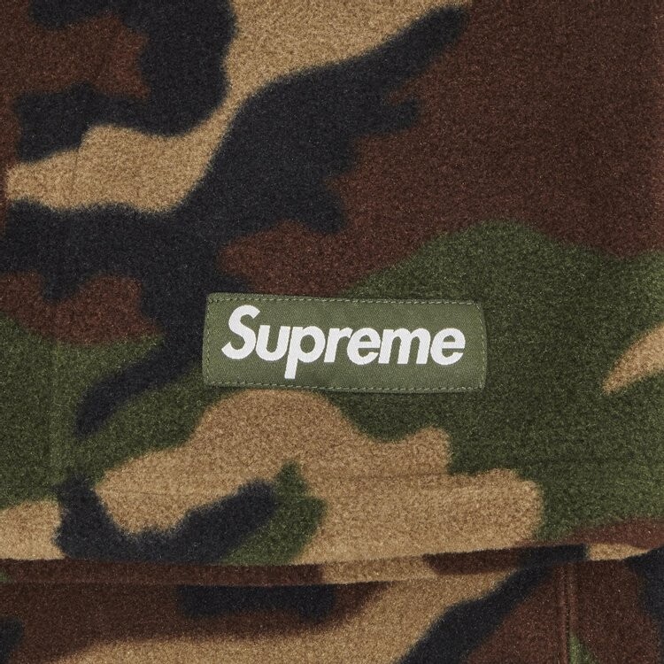 Пуловер Supreme x Polartec Mock Neck Pullover 'Woodland Camo', разноцветный — фото 4