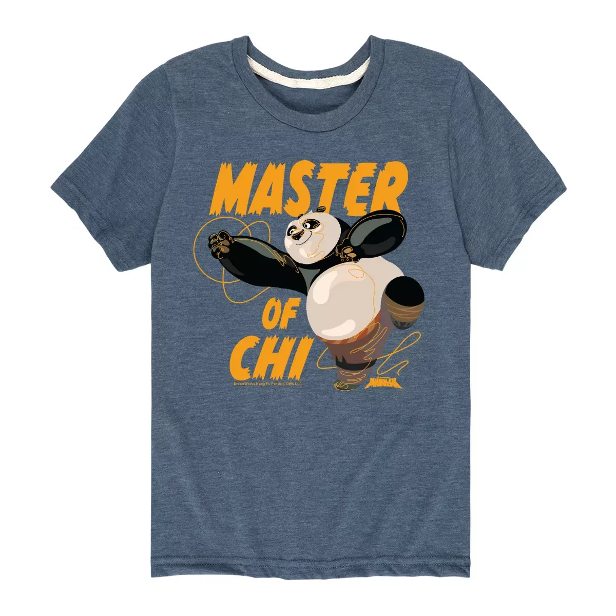 Детская футболка с принтом Kung Fu Panda 4 - Master Of Chi, Kung Fu Panda, Royal Blue