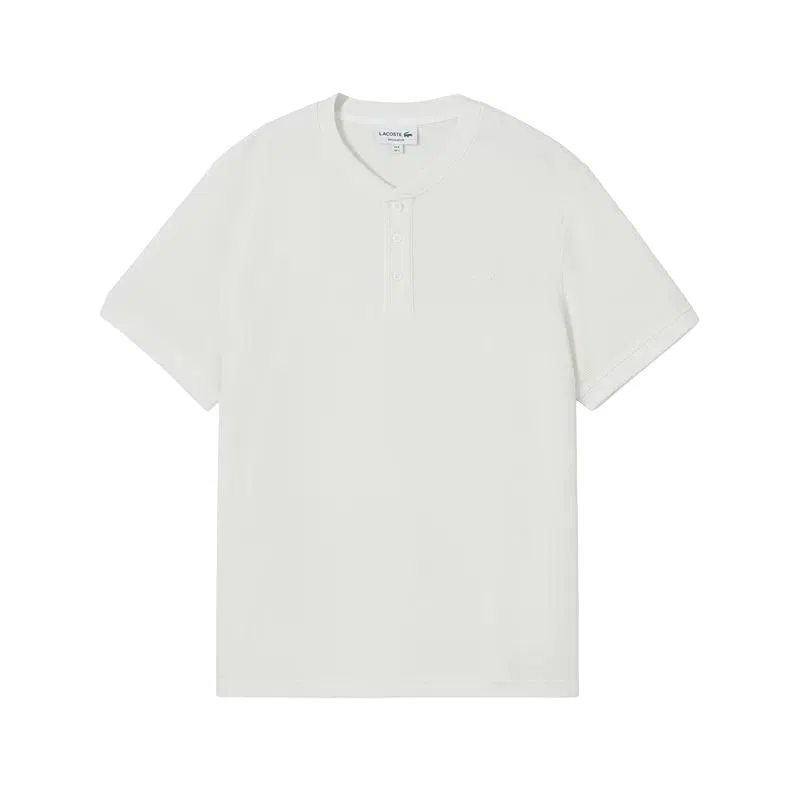 Мужская футболка с круглым вырезом LACOSTE, Ecru