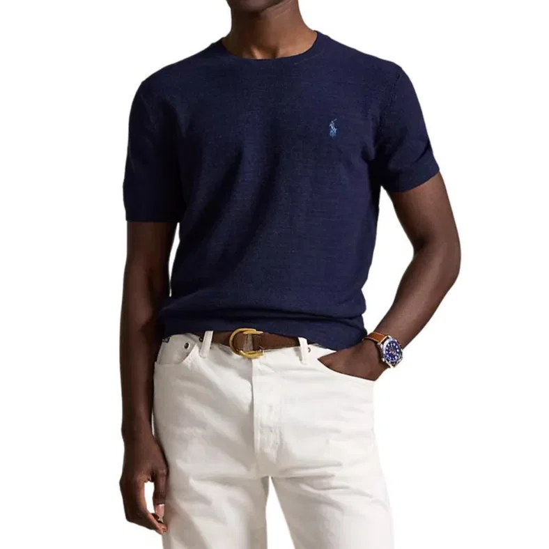 Мужской джемпер Regular Polo Ralph Lauren, Marine Blue — фото 4