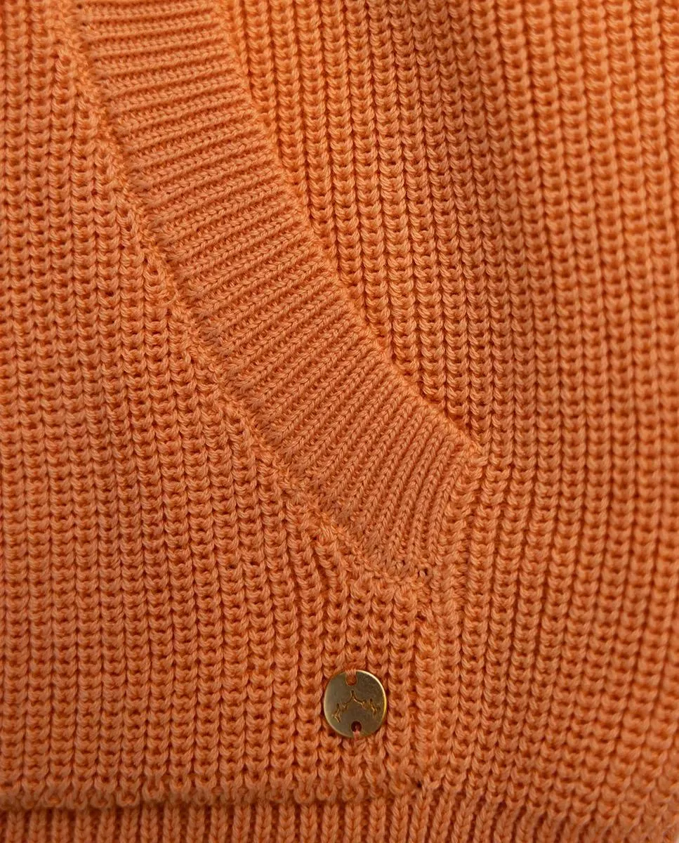 Детский джемпер с карманом кенгуру NANOS, Naranja — фото 3