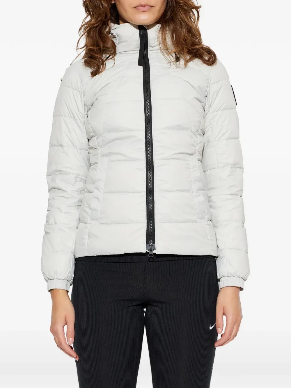 Пуховик Эбботт в стеганом дизайне Canada Goose, бежевый — фото 3