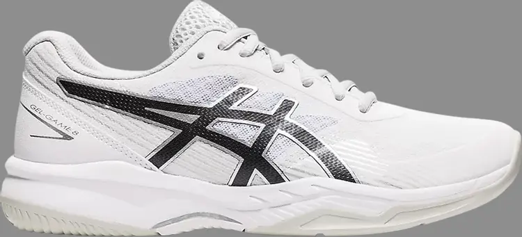 

Кроссовки wmns gel game 8 'white black' Asics, белый