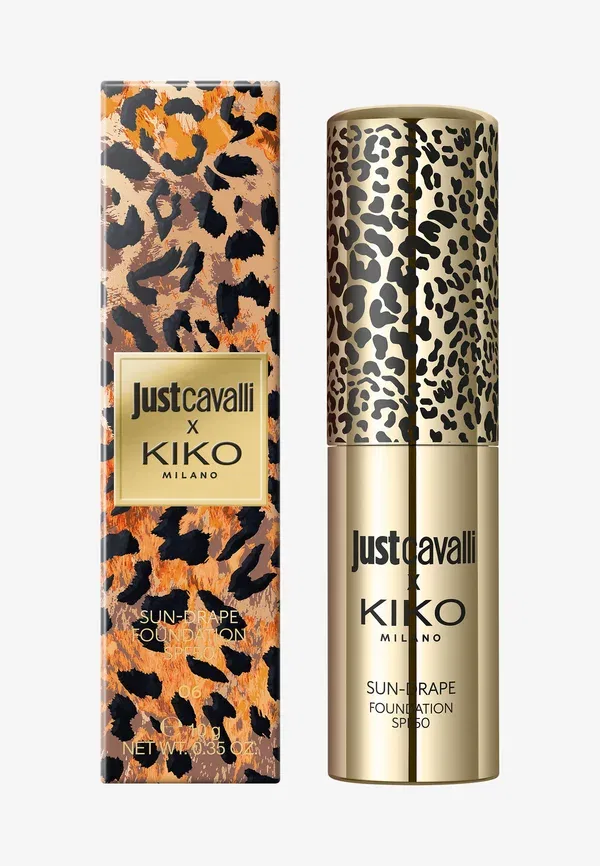 Тональный крем-стик Just Cavalli x Sun-Drape SPF 50 - тональный крем 10 г Kiko Milano, цвет 06 toffee fever — фото 3