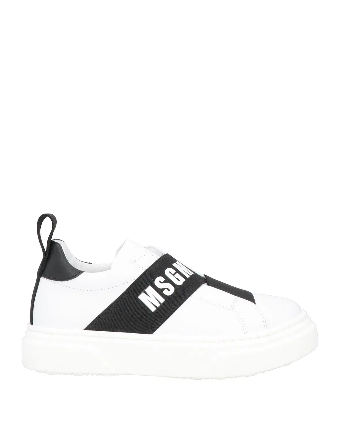 Детские кеды для мальчиков кожаные Msgm, белый