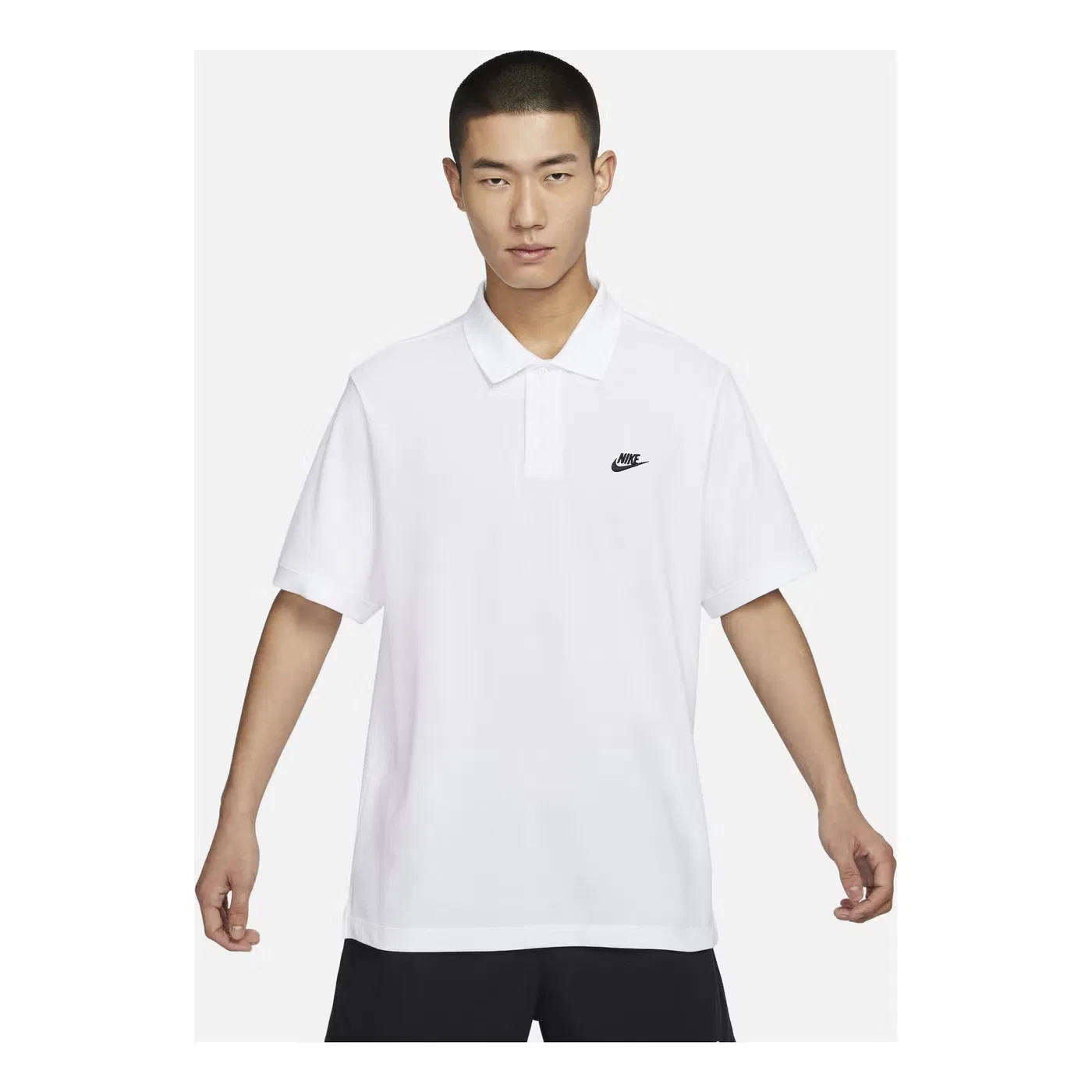 Поло с коротким рукавом Club Nike, белый