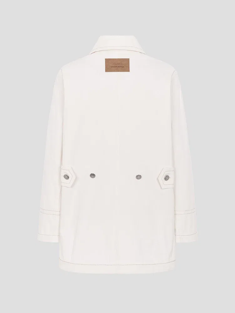 Рабочая куртка Worker Jacket AMI PARIS, White — фото 2