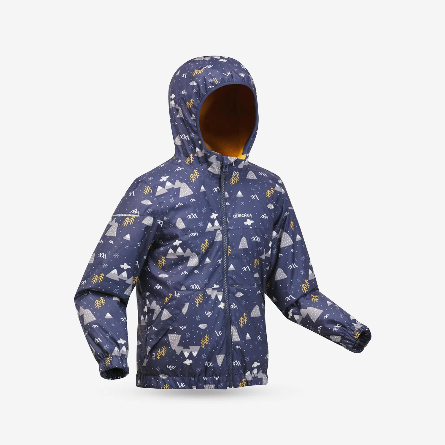 Детская зимняя куртка водонепроницаемая для мальчиков Quechua, Navyblau