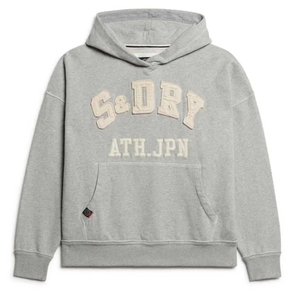 Худи Athletic Appliq Superdry, серый