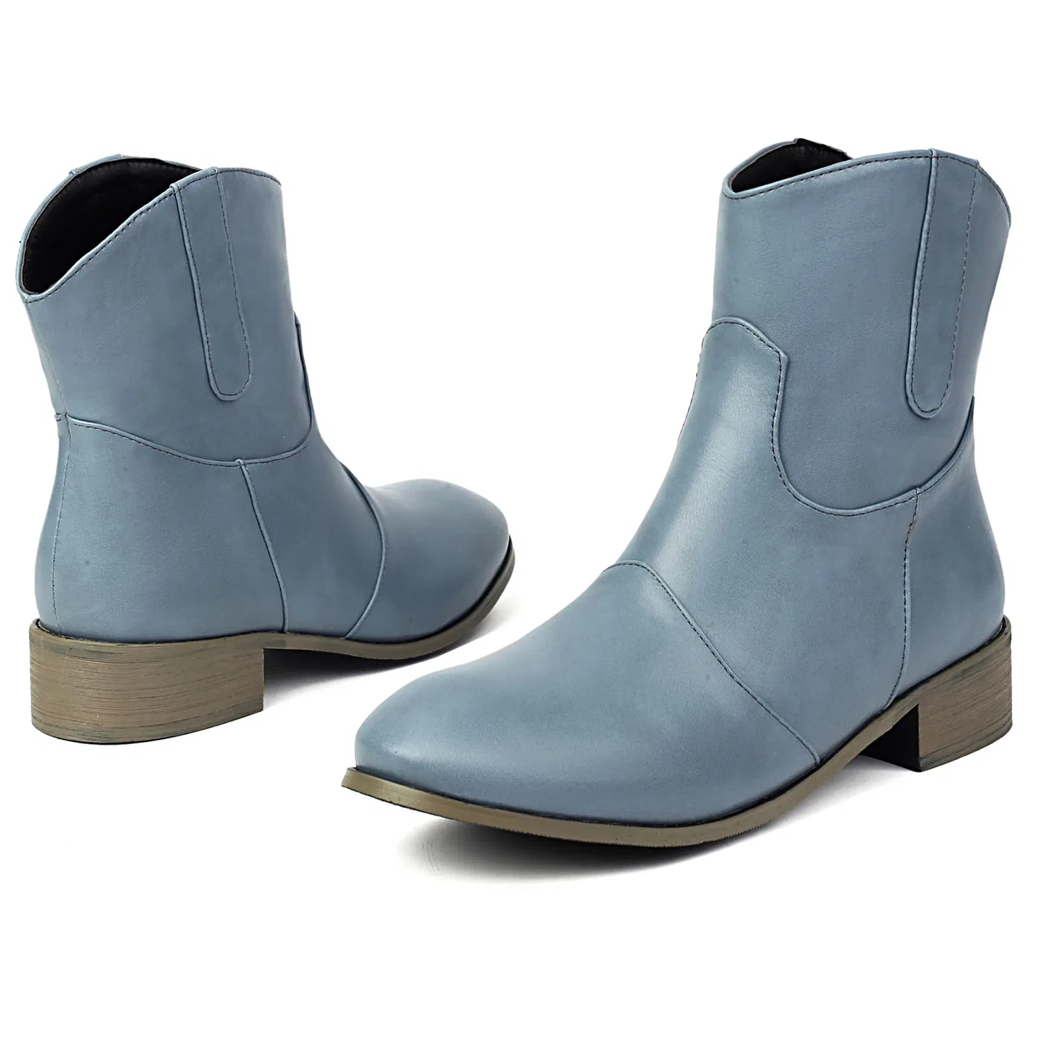 Детские ботинки для девочек с бантом Gicoiz, Light Blu 1 — фото 4