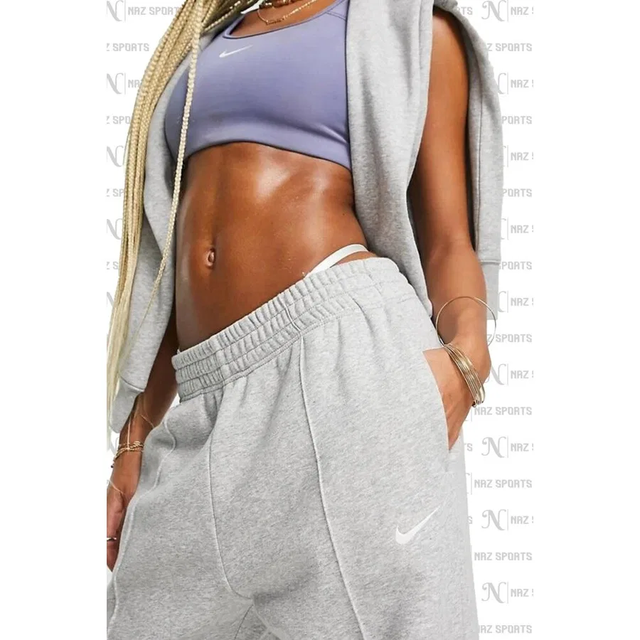 Спортивные штаны свободного кроя с принтом Sportswear Collect Fleece Nike, Серый — фото 2