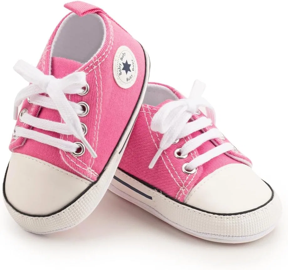 Детские кеды на шнуровке с мягкой подошвой KIDSUN, Pink Rubber — фото 2