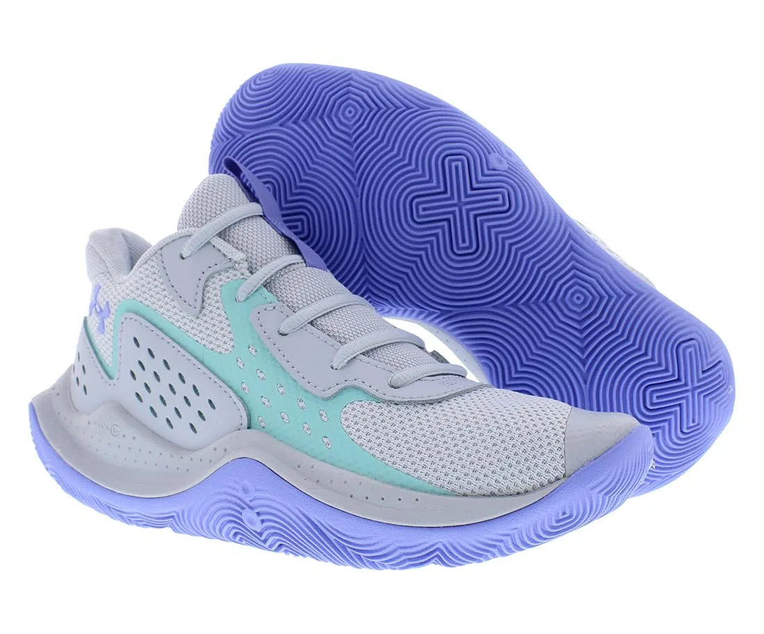 Детские кроссовки для мальчиков с амортизацией Jet '23 Under Armour, Grey Blue — фото 2
