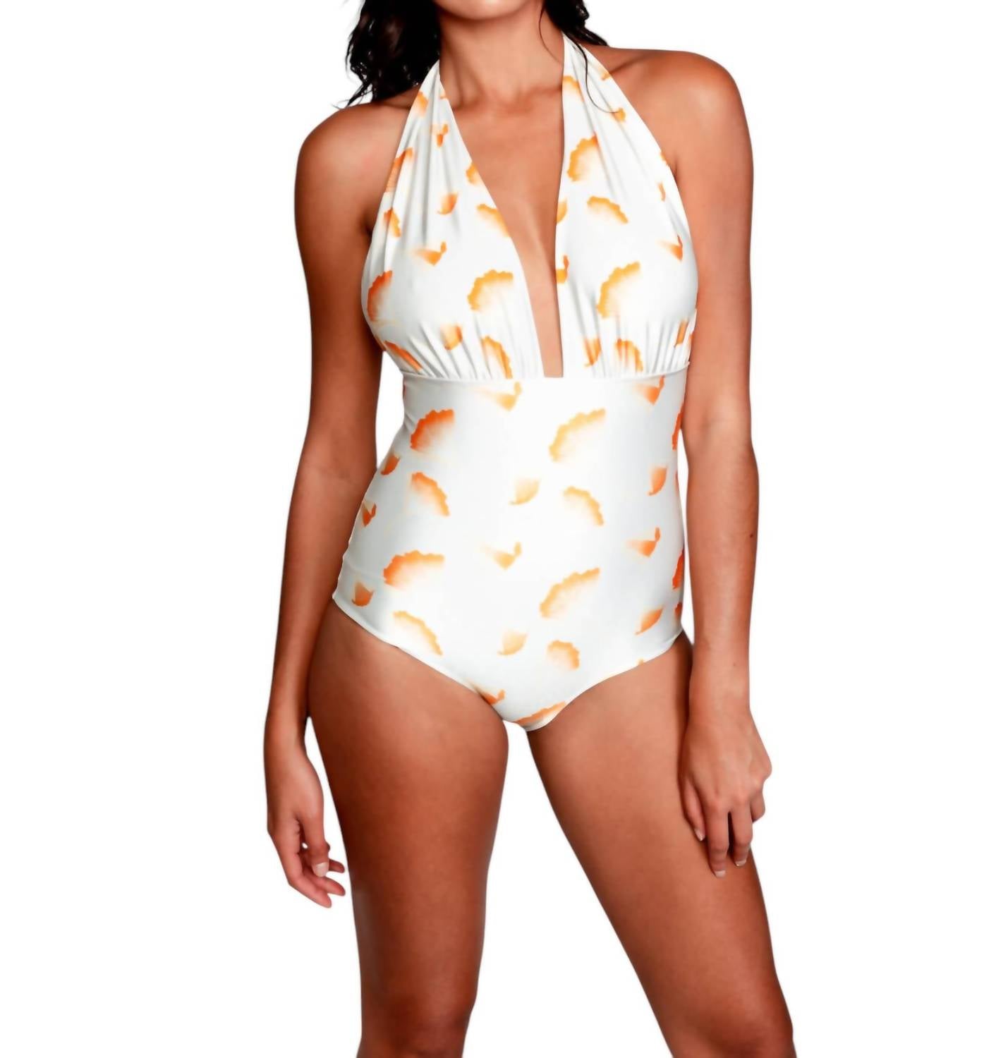

Fernande Halter Слитный купальник в цвете Ginkgo Ivory Sauipe