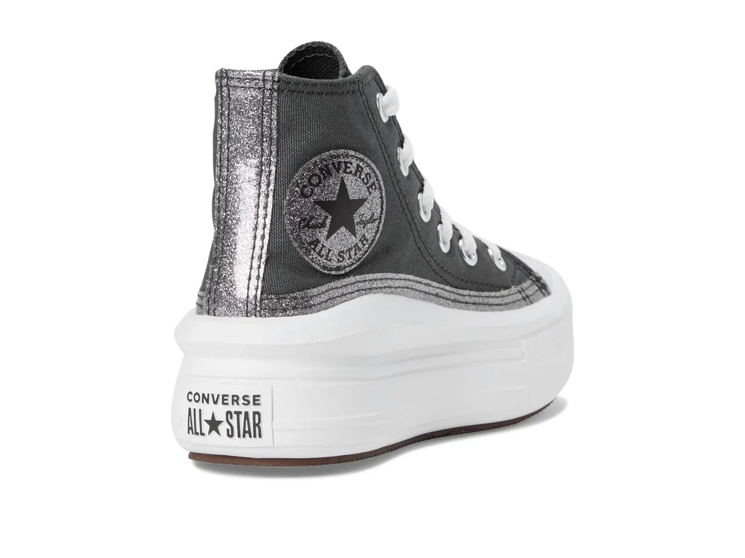 Детские кроссовки на платформе Converse Chuck Taylor All Star Move, серый — фото 4
