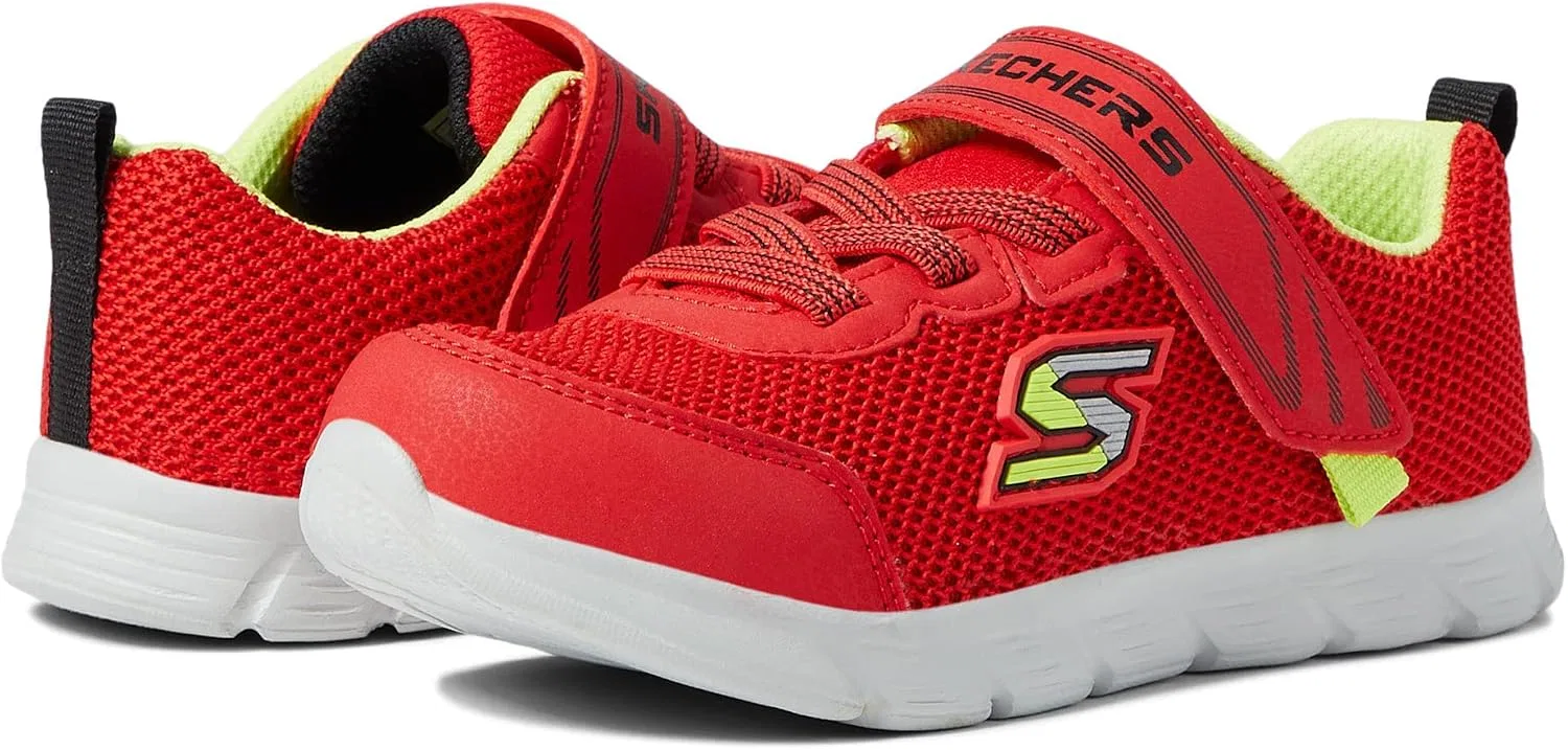 Детские кроссовки для мальчиков Comfy Flex Mini Trainer Skechers, Red/Black — фото 2